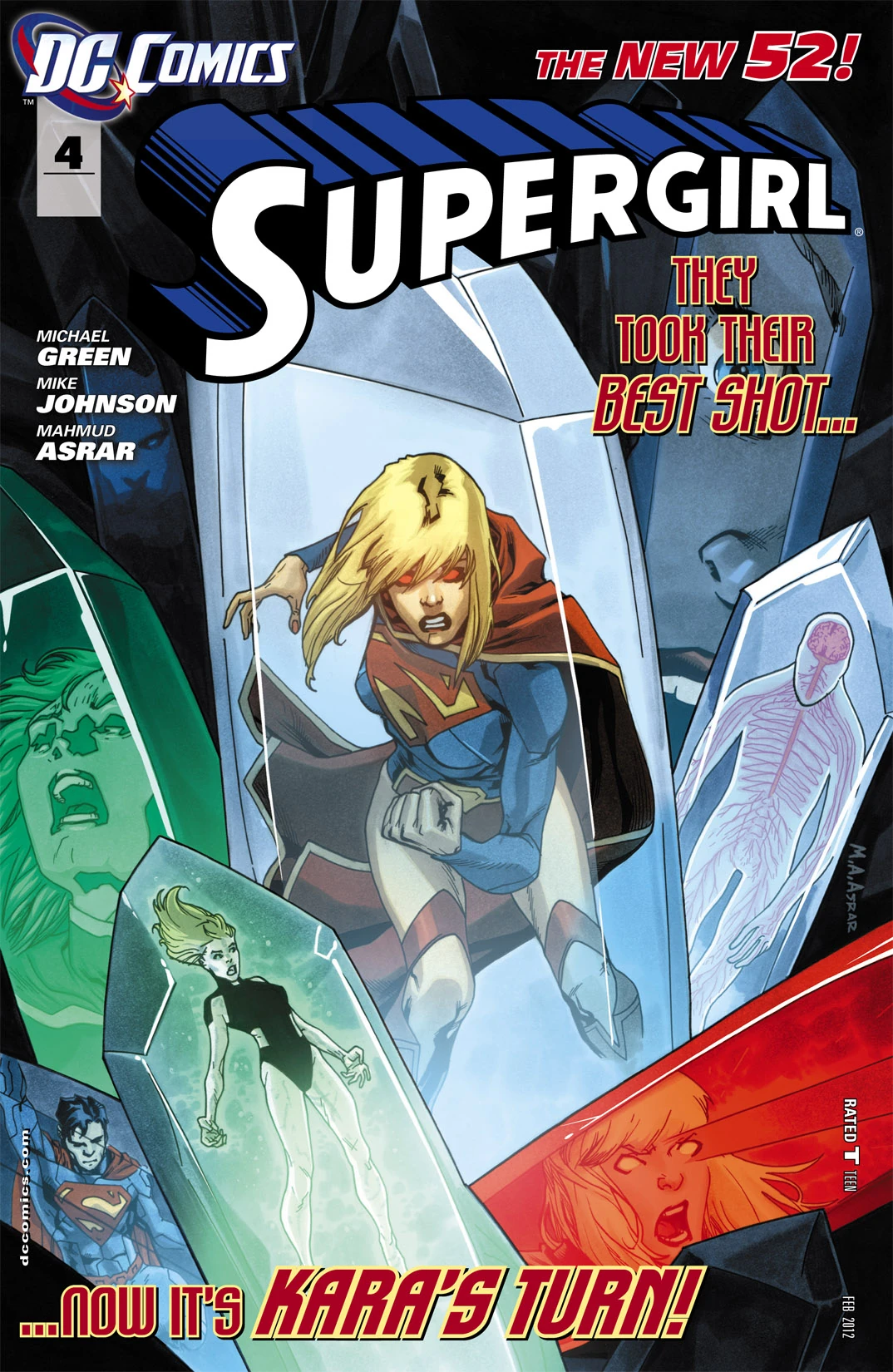 Supergirl #4 (DC, 2011 — Cover A) cover